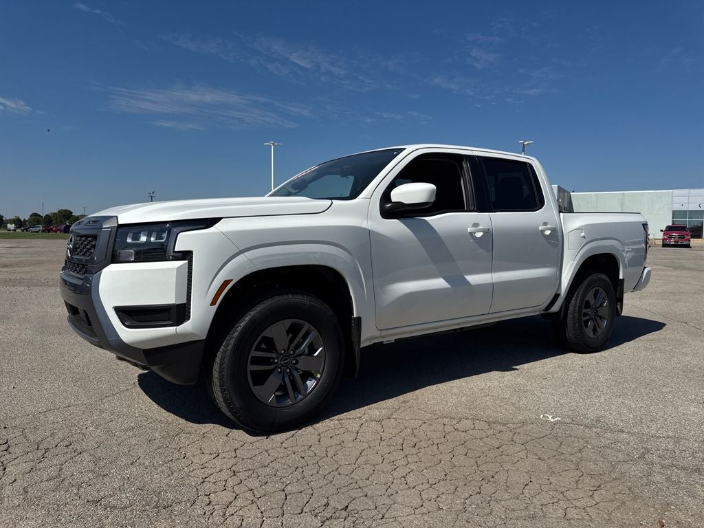 Glacier White 2026 Nissan Frontier Pickup Truck Four-Wheel Drive 9-Speed Automatic Overdrive