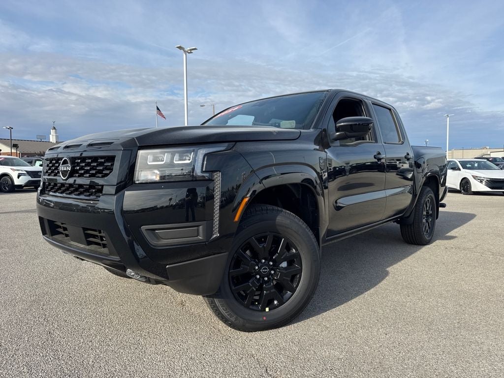 Super Black 2026 Nissan Frontier Pickup Truck Four-Wheel Drive 9-Speed Automatic Overdrive