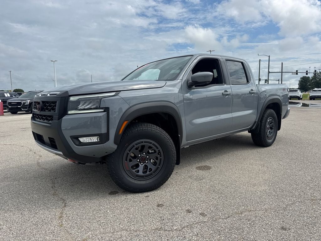 Boulder Gray 2026 Nissan Frontier Pickup Truck Four-Wheel Drive 9-Speed Automatic Overdrive