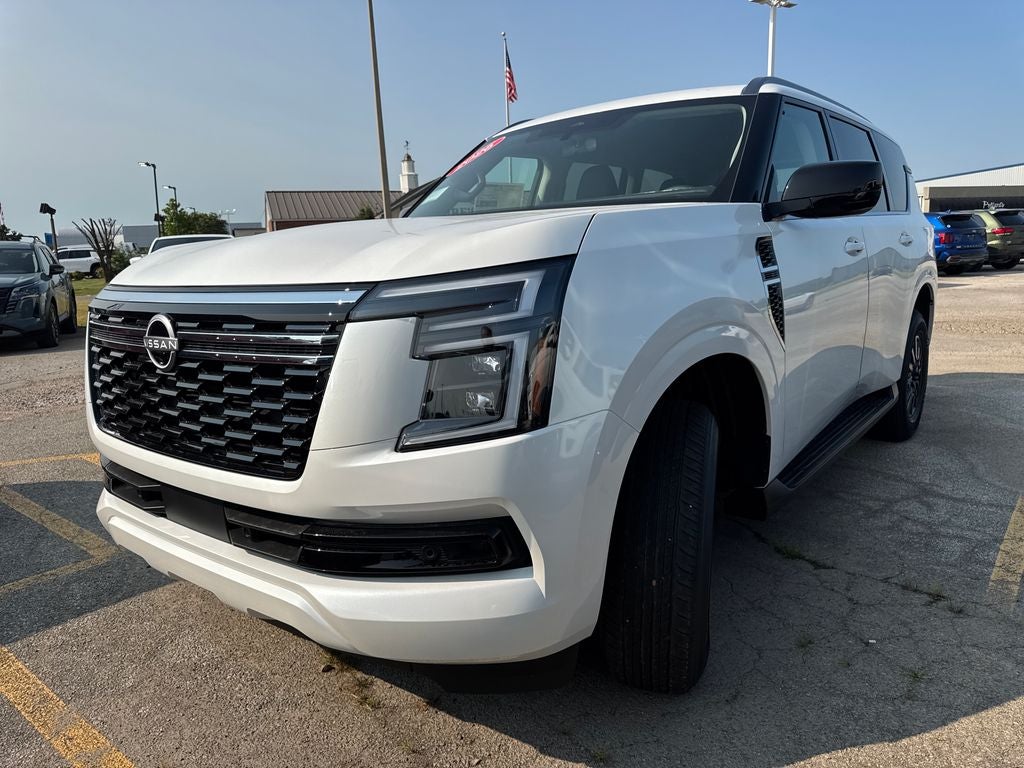 Aspen White Tricoat 2026 Nissan Armada SUV / Crossover Four-Wheel Drive 9-Speed Automatic