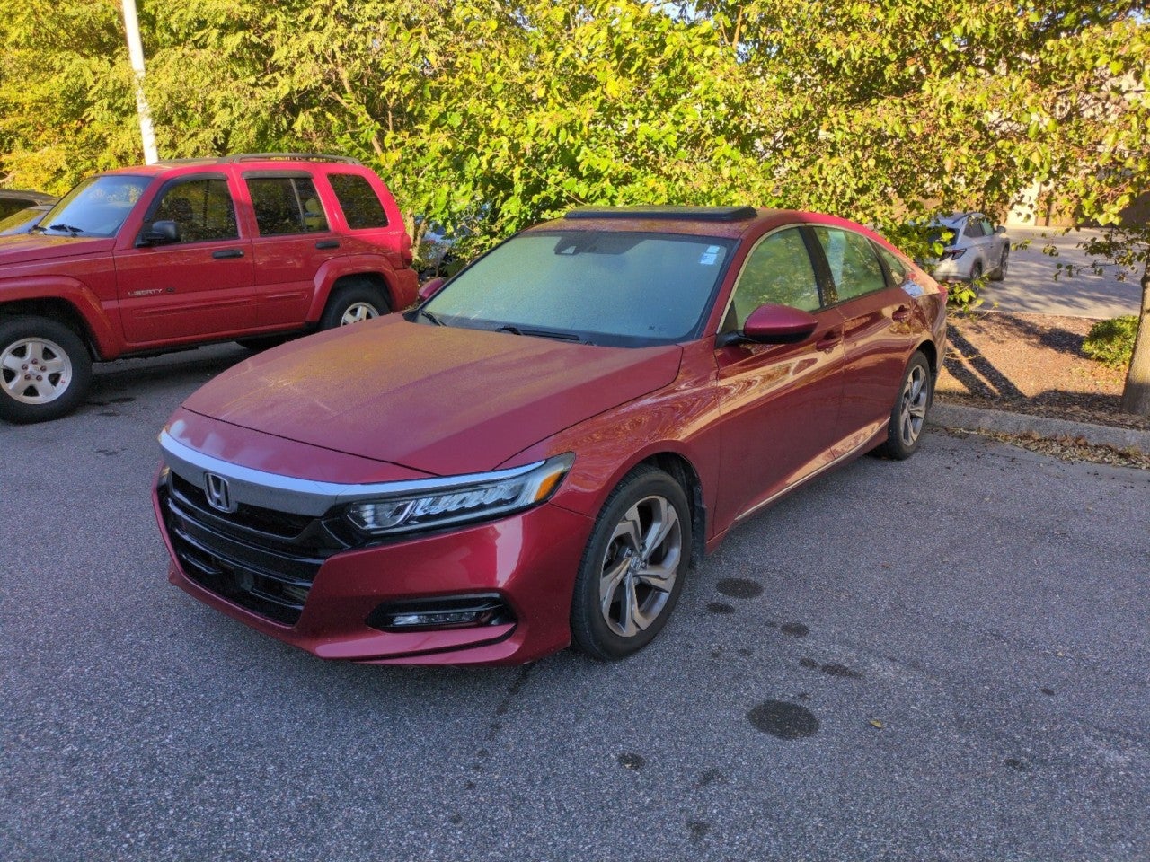 Radiant Red Metallic 2018 Honda Accord Sedan Front-Wheel Drive Automatic