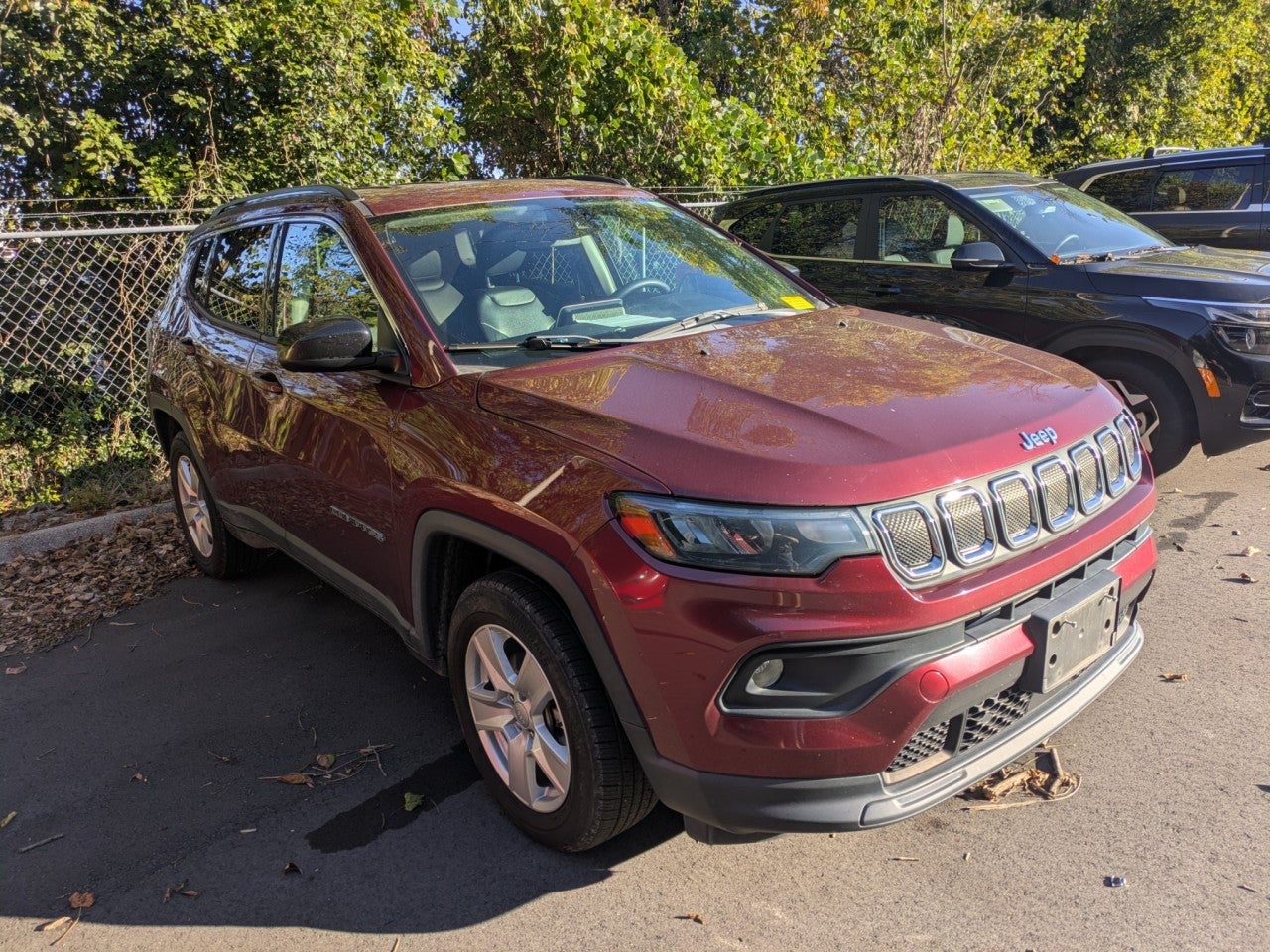 Velvet Red Pearlcoat 2022 Jeep Compass SUV / Crossover Four-Wheel Drive Automatic