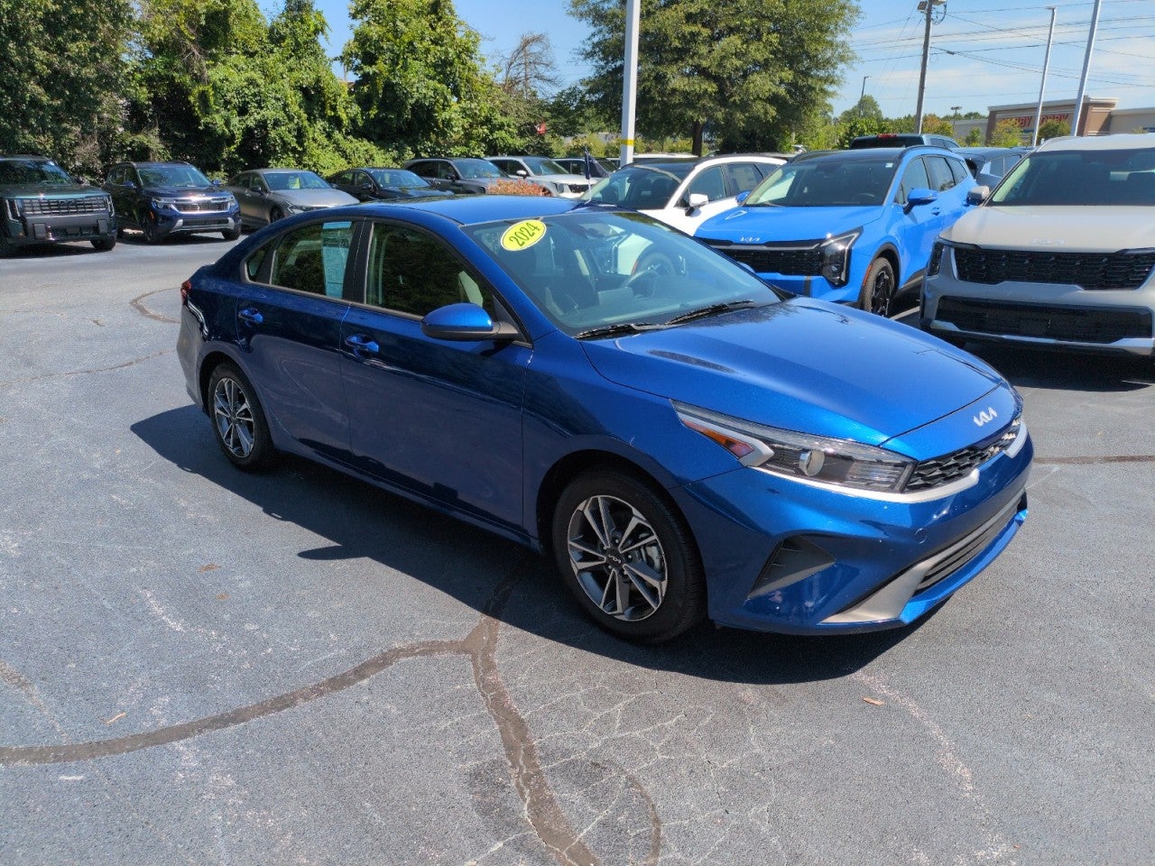 Deep Sea Blue 2024 Kia Forte Sedan Front-Wheel Drive Automatic