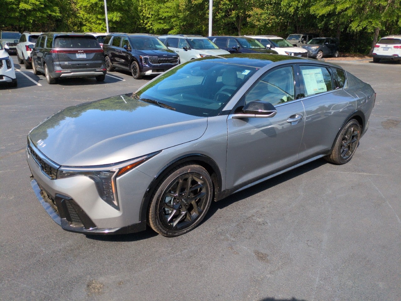 Steel Gray 2025 Kia K4 Sedan Front-Wheel Drive Automatic
