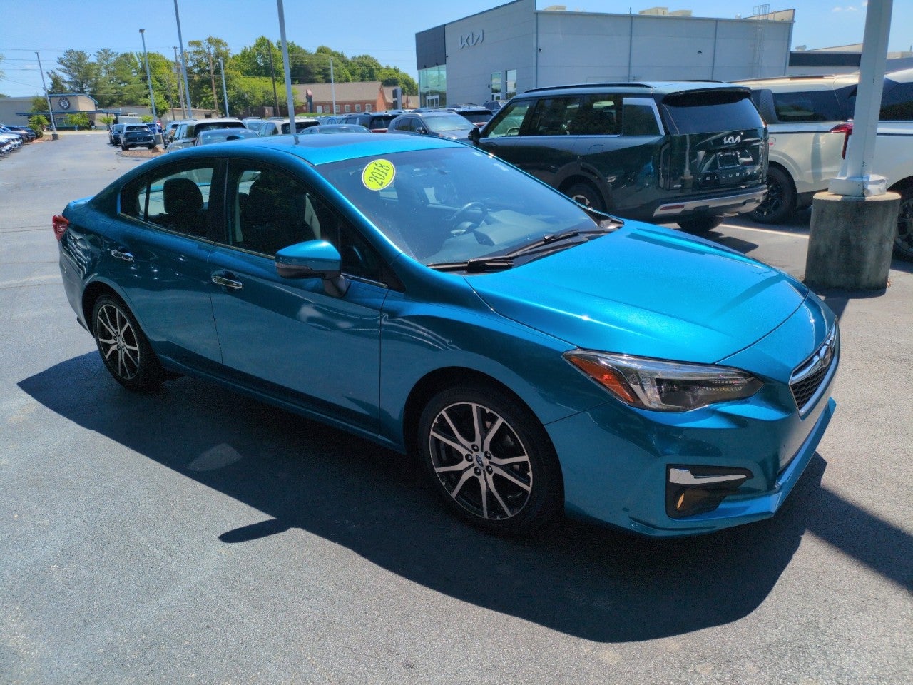 Island Blue Pearl 2018 Subaru Impreza 2.0i Limited Sedan AWD Sedan All-Wheel Drive Automatic