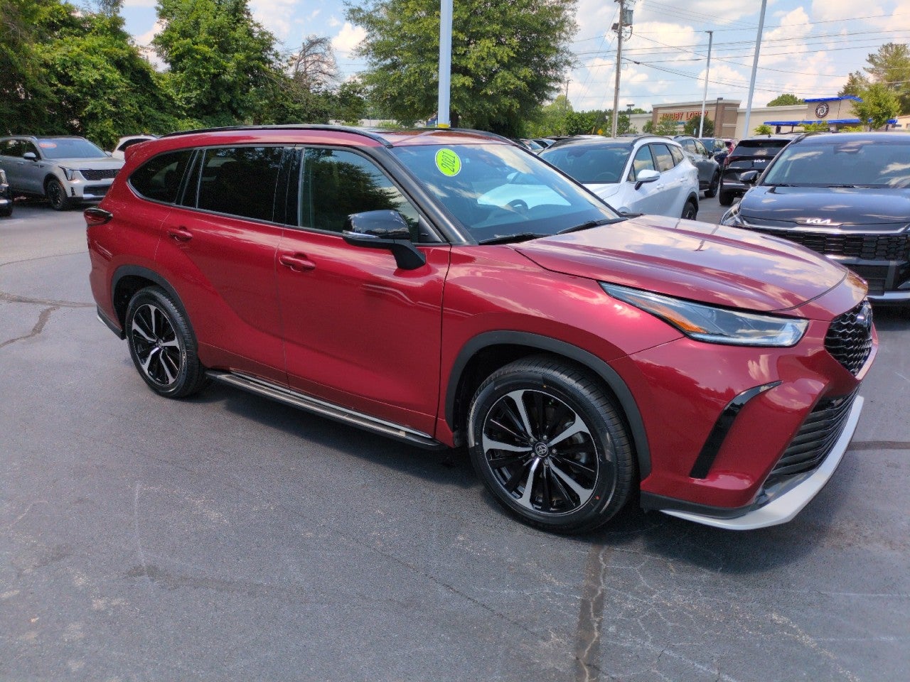 Red (Ruby Flare Pearl) 2021 Toyota Highlander SUV / Crossover All-Wheel Drive Automatic