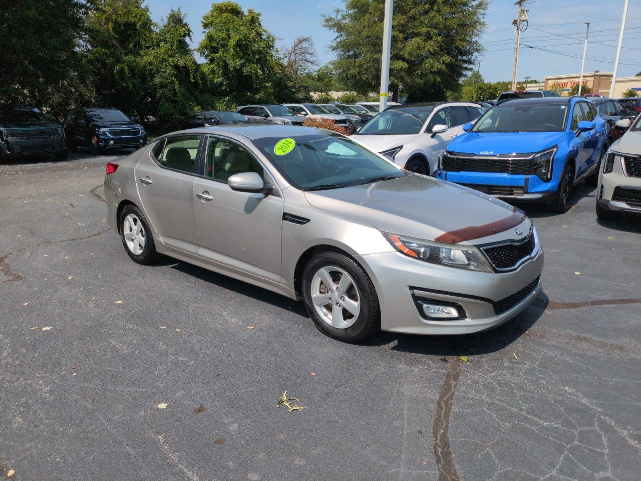 Silver 2014 Kia Optima Sedan Front-Wheel Drive Automatic