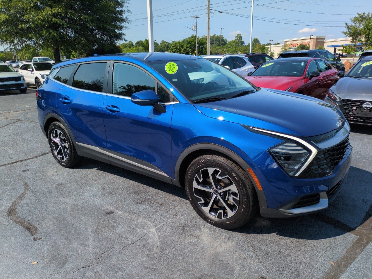Sapphire Blue 2024 Kia Sportage SUV / Crossover Front-Wheel Drive Automatic