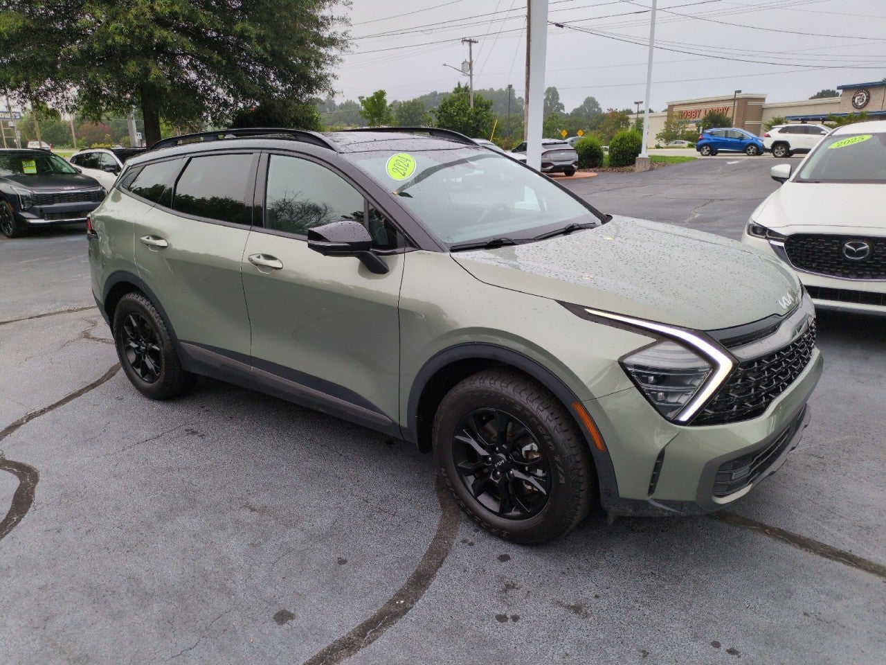 Jungle Green 2024 Kia Sportage SUV / Crossover All-Wheel Drive Automatic