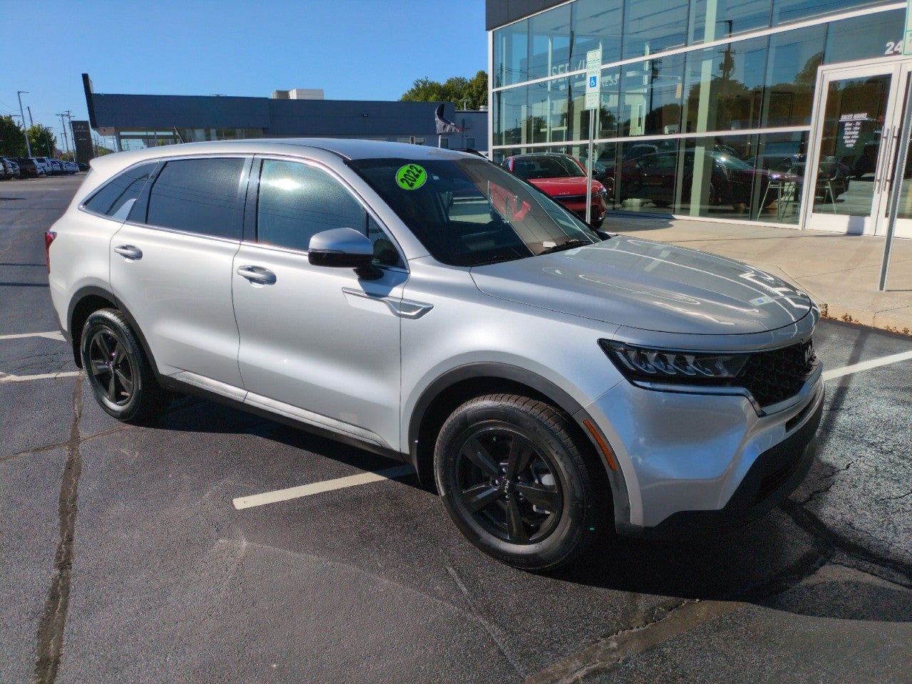 Silver 2022 Kia Sorento SUV / Crossover Front-Wheel Drive Automatic