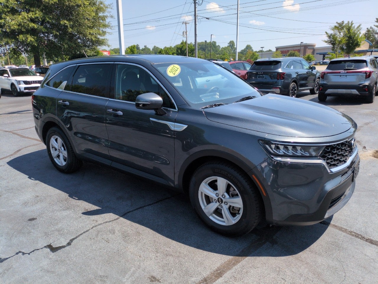 Gray (Gravity Grey) 2021 Kia Sorento SUV / Crossover Front-Wheel Drive Automatic