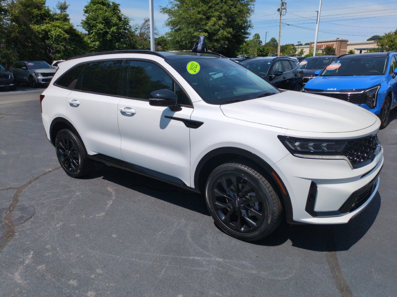 Glacial White Pearl 2022 Kia Sorento SUV / Crossover All-Wheel Drive Automatic