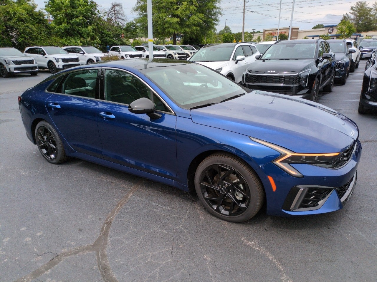Yacht Blue 2026 Kia K5 Sedan Front-Wheel Drive Automatic