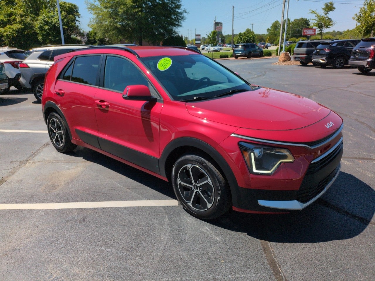Runway Red 2023 Kia Niro EX FWD SUV / Crossover Front-Wheel Drive Automatic
