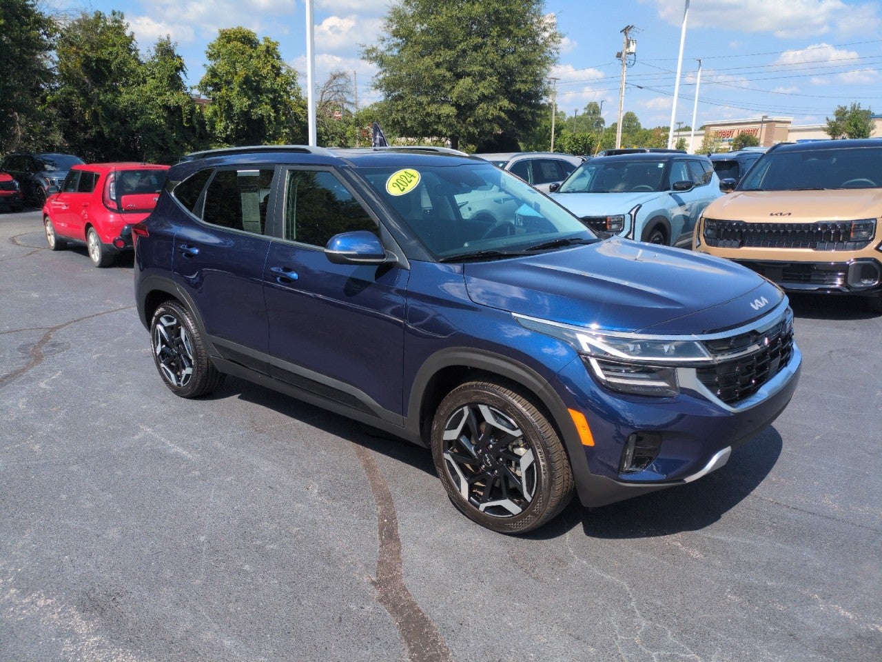 Dk Ocean Blue 2024 Kia Seltos SUV / Crossover All-Wheel Drive Automatic