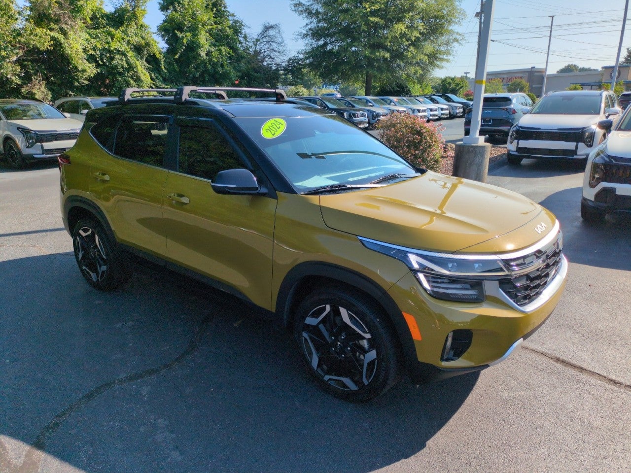 Valais Green 2024 Kia Seltos SUV / Crossover All-Wheel Drive Automatic