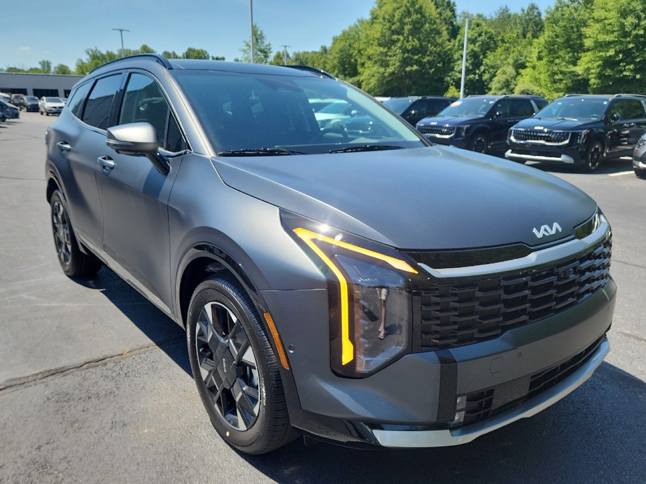 Matte 2026 Kia Sportage Hybrid SUV / Crossover All-Wheel Drive Automatic