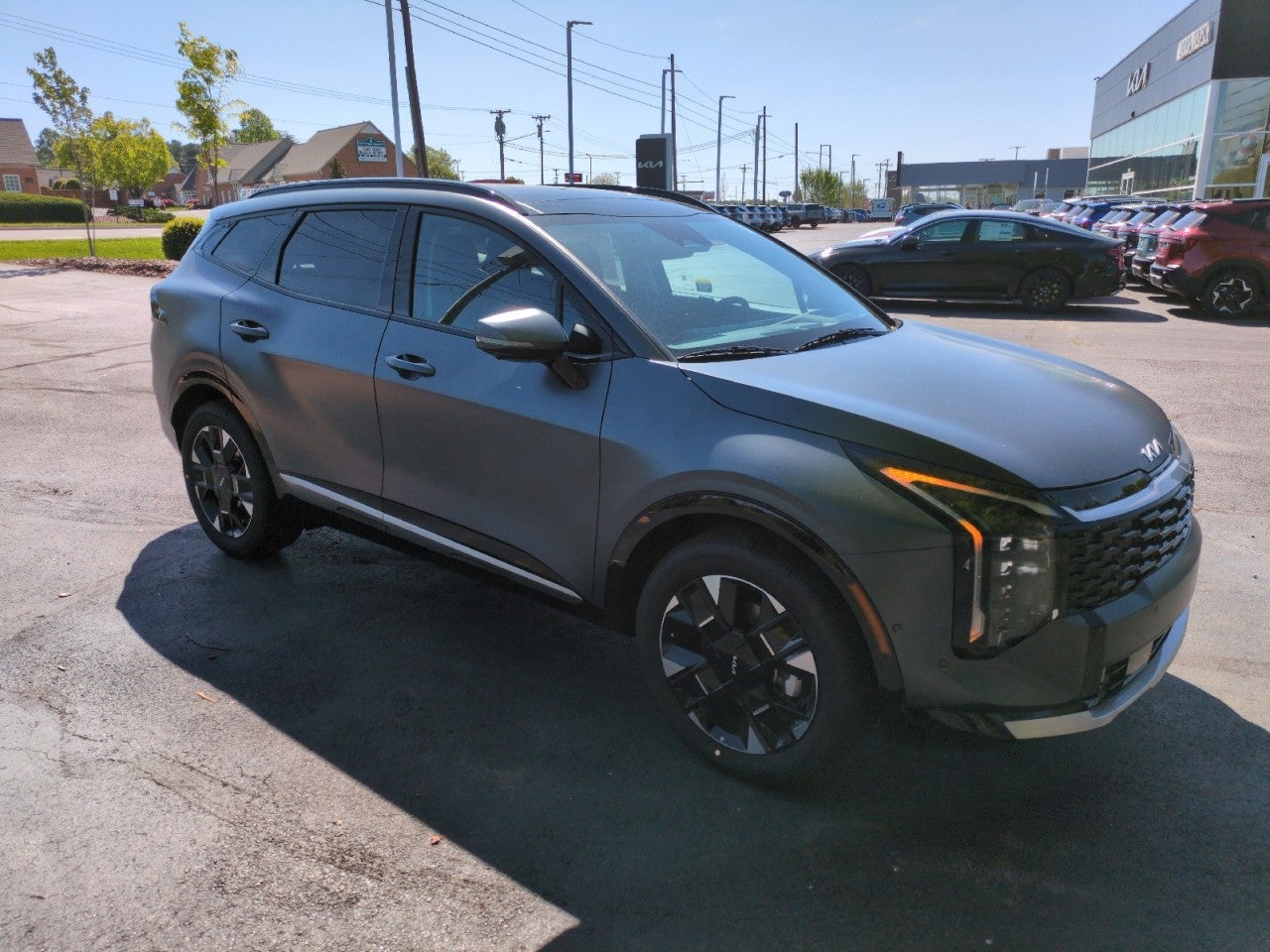 Shadow Matte Gray 2026 Kia Sportage Hybrid SUV / Crossover All-Wheel Drive Automatic