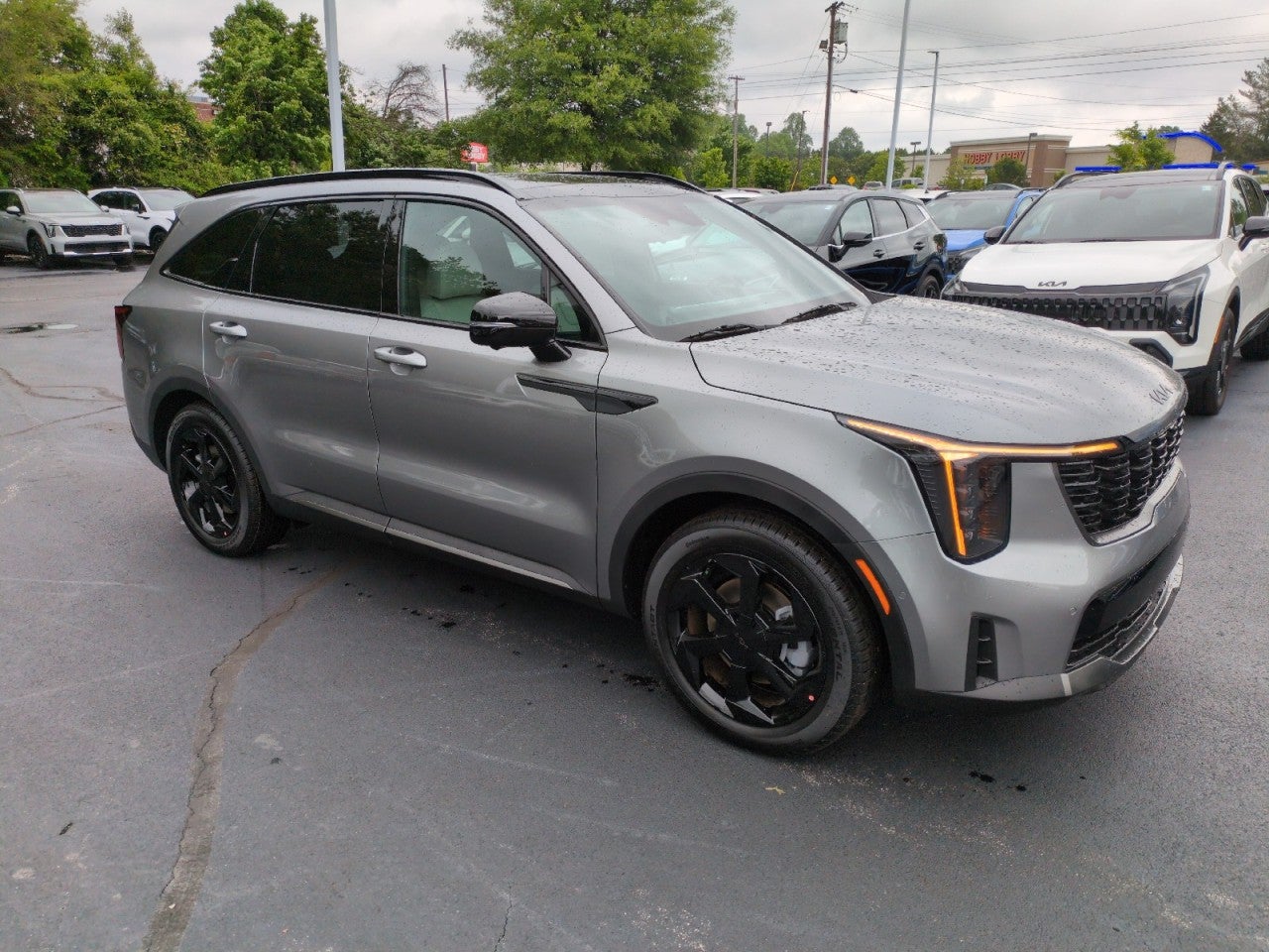 Gray 2026 Kia Sorento Hybrid SUV / Crossover All-Wheel Drive Automatic