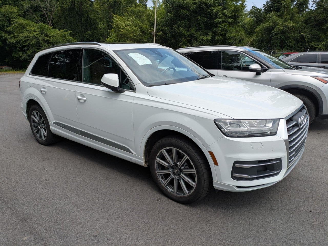 Glacier White Metallic 2017 Audi Q7 SUV / Crossover All-Wheel Drive Automatic
