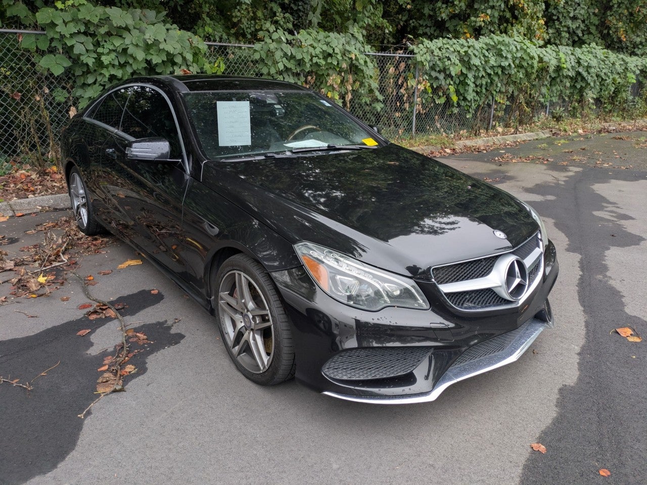 Black 2014 Mercedes-Benz E-Class Coupe Rear-Wheel Drive Automatic