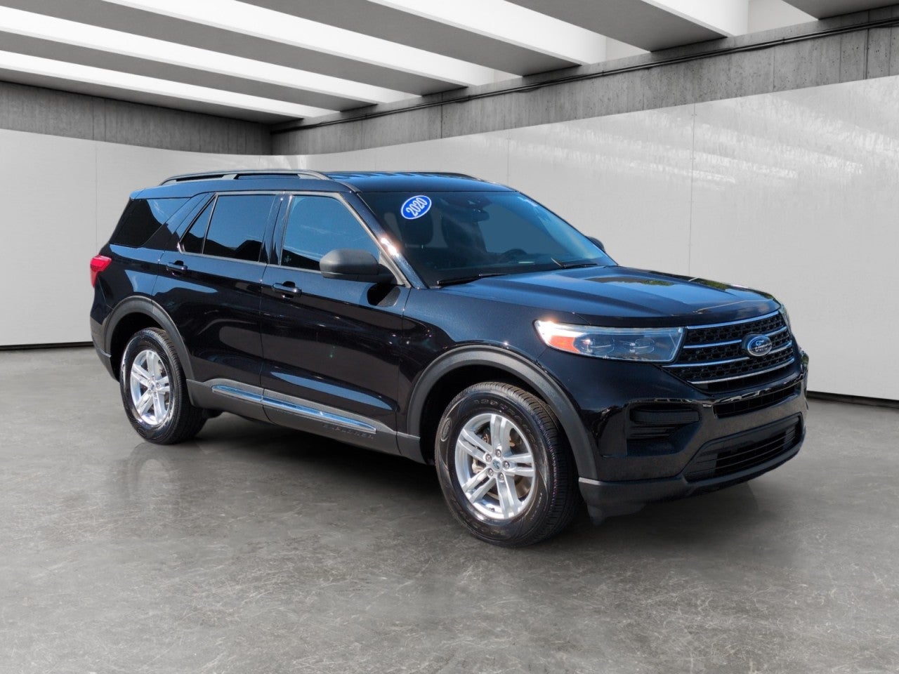 Agate Black Metallic 2020 Ford Explorer SUV / Crossover All-Wheel Drive Automatic