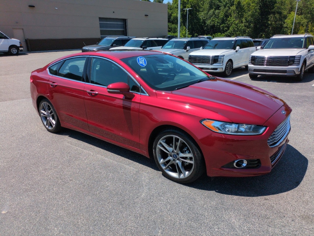  2015 Ford Fusion Titanium Sedan Front-Wheel Drive Automatic