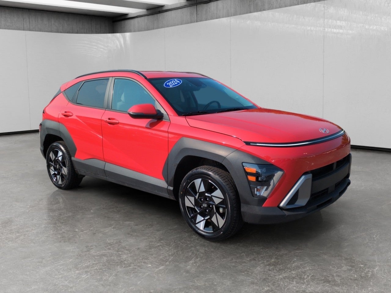 Orange 2024 Hyundai Kona SUV / Crossover All-Wheel Drive Automatic
