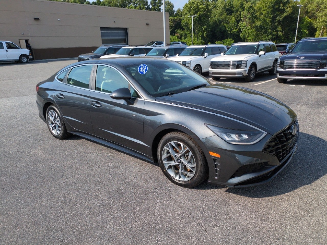 Gray 2023 Hyundai Sonata Sedan Front-Wheel Drive Automatic