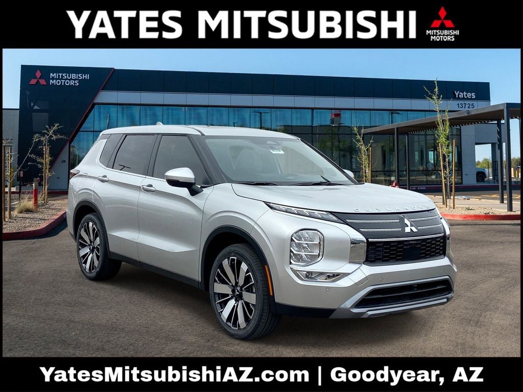 Silver Alloy 2026 Mitsubishi Outlander SUV / Crossover Front-Wheel Drive Continuously Variable Transmission