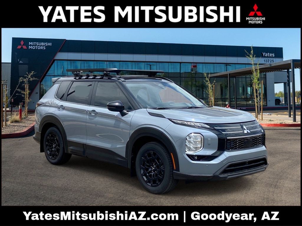Gray / Black 2026 Mitsubishi Outlander SUV / Crossover All-Wheel Drive Continuously Variable Transmission