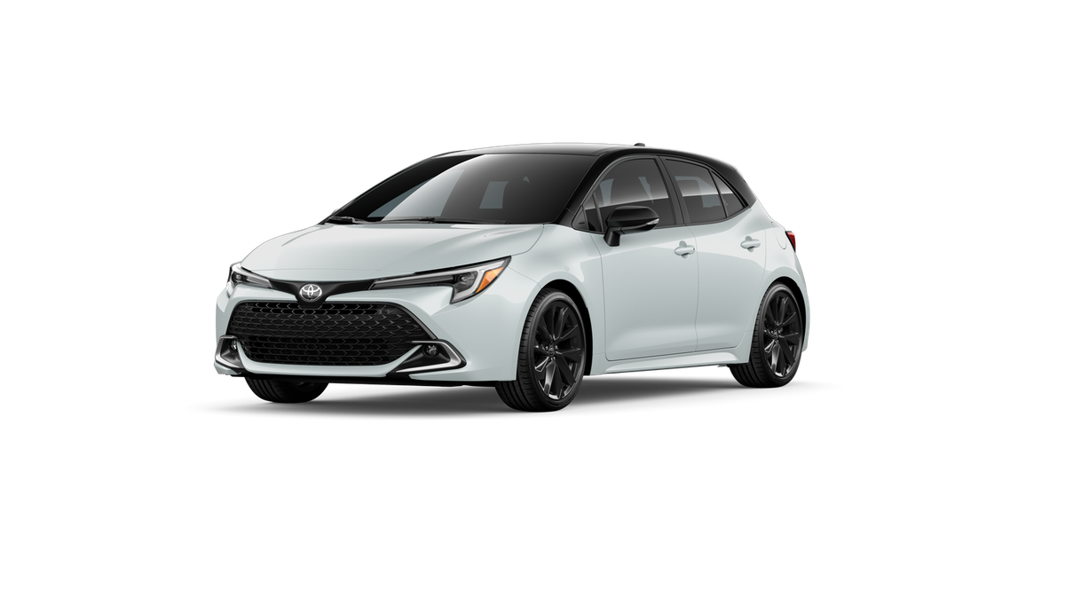 Wind Chill Pearl With Midnight Black Metallic Roof 2026 Toyota Corolla Hatchback Hatchback Front-Wheel Drive Continuously Variable Transmission