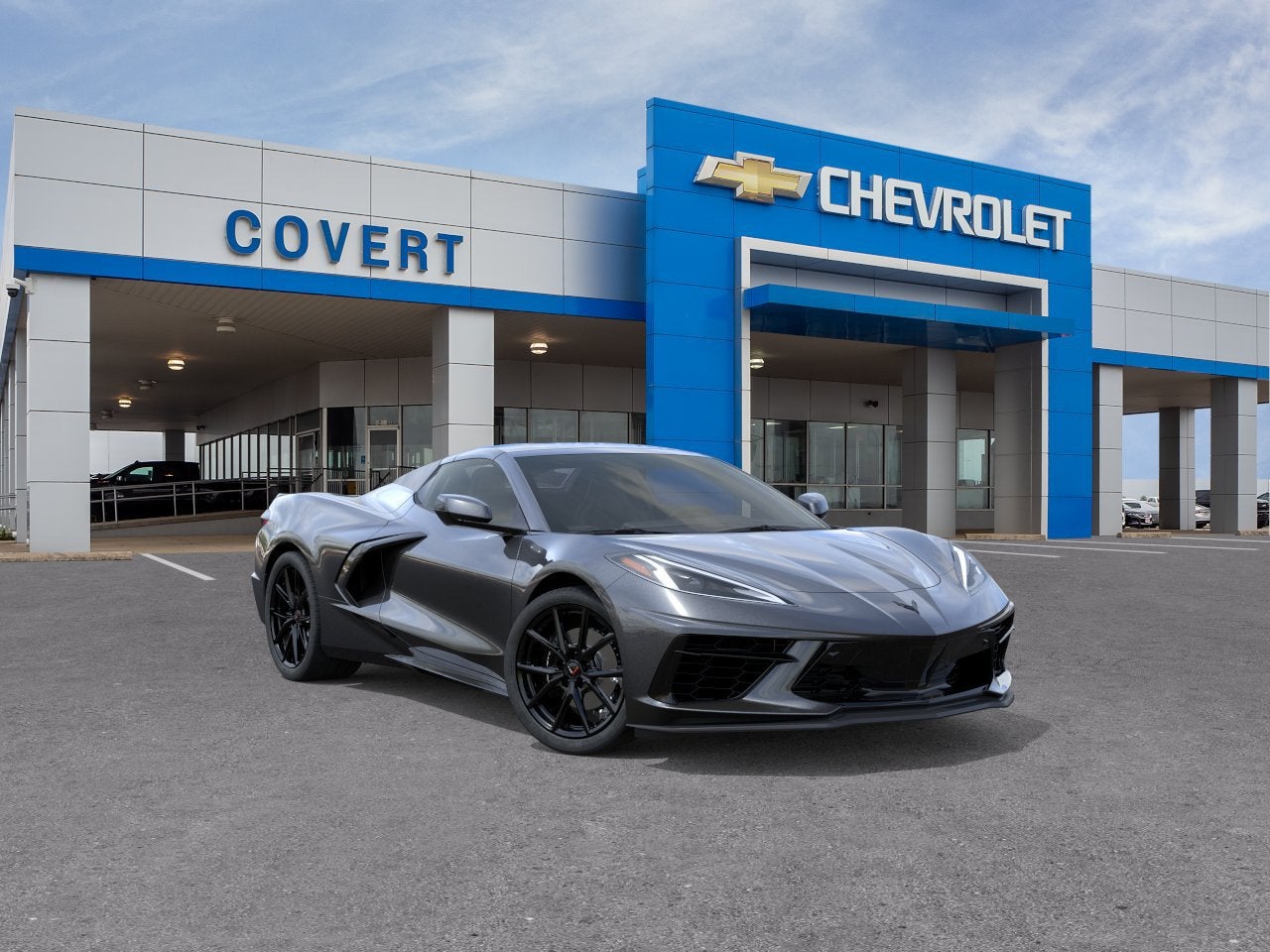 Pitch Gray Metallic 2027 Chevrolet Corvette Convertible Rear-Wheel Drive Automatic