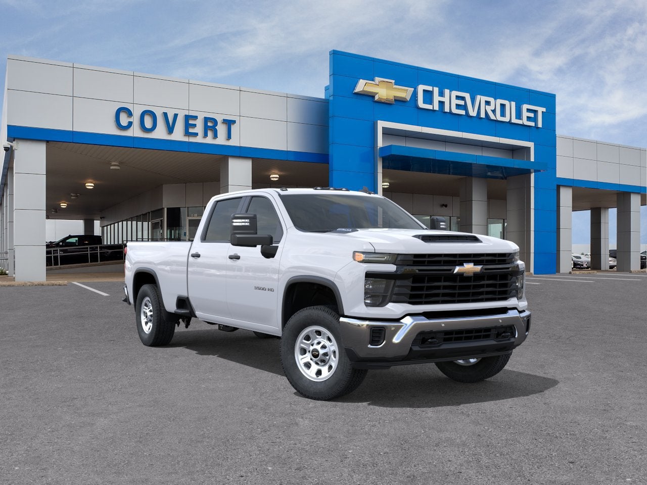 Summit White 2026 Chevrolet Silverado 3500HD Pickup Truck 4X2 Automatic