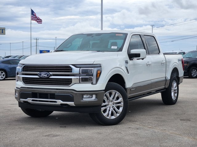Star White Metallic Tricoat / Marsh Gray 2026 Ford F-150 Pickup Truck Four-Wheel Drive Automatic