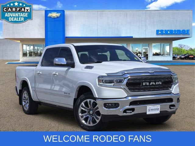 White 2022 RAM 1500 Pickup Truck Four-Wheel Drive Automatic