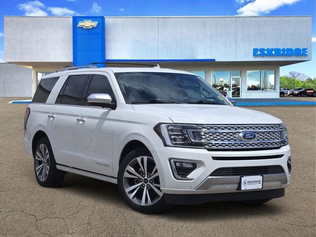 White 2020 Ford Expedition Platinum RWD SUV / Crossover 4X2 Automatic