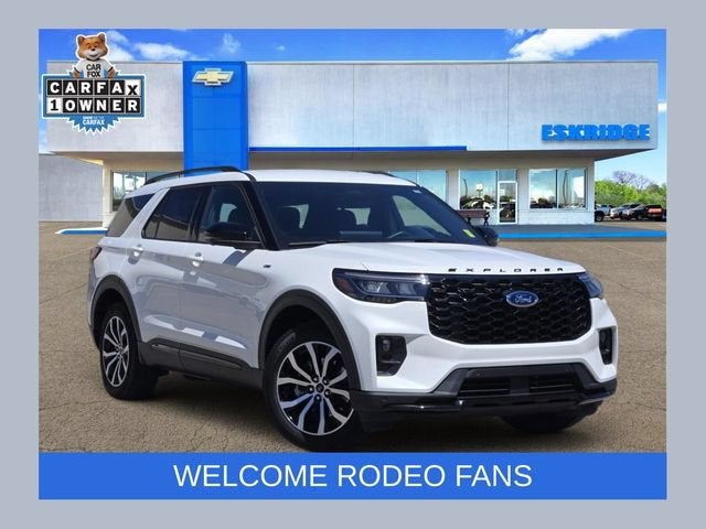 White 2025 Ford Explorer SUV / Crossover All-Wheel Drive Automatic