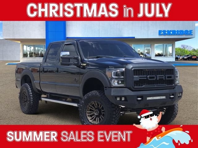Black 2016 Ford F-250 Super Duty Pickup Truck Four-Wheel Drive Automatic