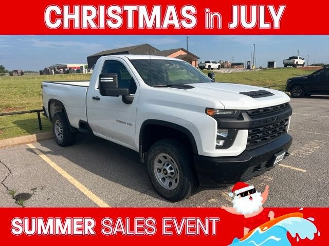 Summit White 2022 Chevrolet Silverado 3500HD Pickup Truck Four-Wheel Drive Automatic
