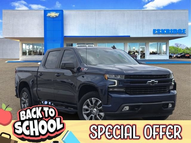 Northsky Blue Metallic 2021 Chevrolet Silverado 1500 Pickup Truck Four-Wheel Drive Automatic
