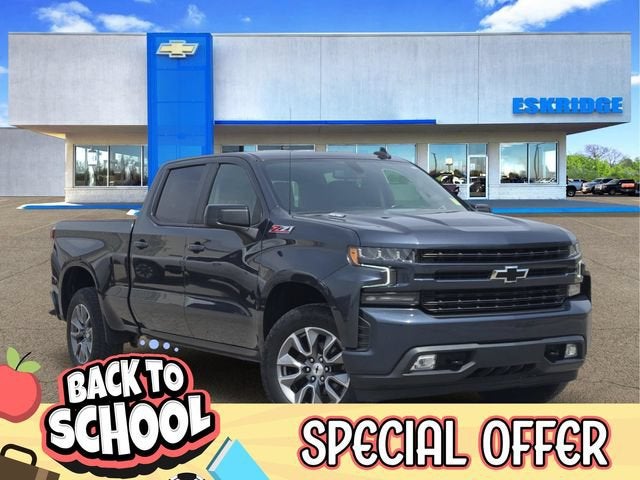 Shadow Gray Metallic 2021 Chevrolet Silverado 1500 Pickup Truck Four-Wheel Drive Automatic