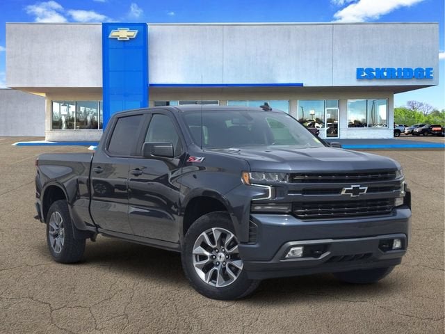 Shadow Gray Metallic 2021 Chevrolet Silverado 1500 Pickup Truck Four-Wheel Drive Automatic