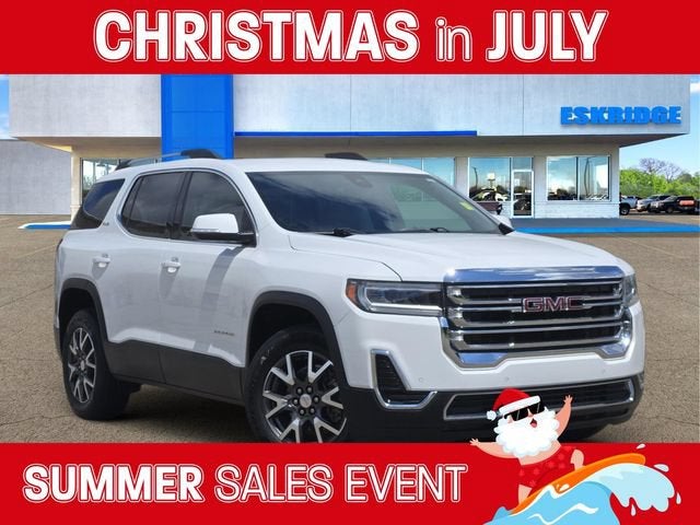 Summit White 2021 GMC Acadia SUV / Crossover Front-Wheel Drive Automatic