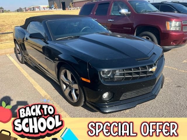 Black 2011 Chevrolet Camaro Convertible Rear-Wheel Drive Automatic
