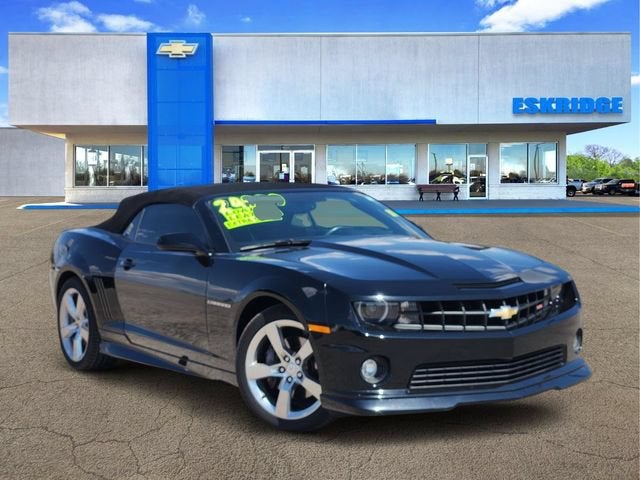 Black 2011 Chevrolet Camaro Convertible Rear-Wheel Drive Automatic