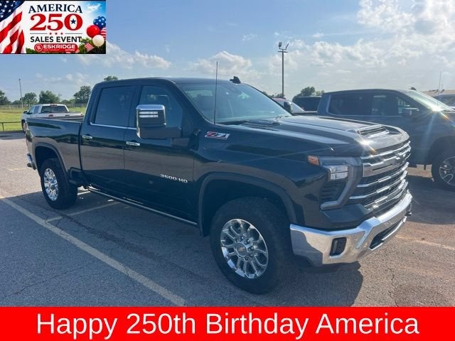 Black 2024 Chevrolet Silverado 3500HD Pickup Truck Four-Wheel Drive Automatic