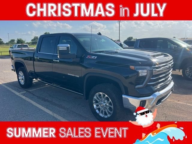 Black 2024 Chevrolet Silverado 3500HD Pickup Truck Four-Wheel Drive Automatic