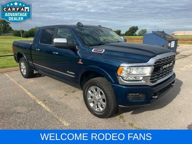 Blue 2019 RAM 2500 Pickup Truck Four-Wheel Drive Automatic
