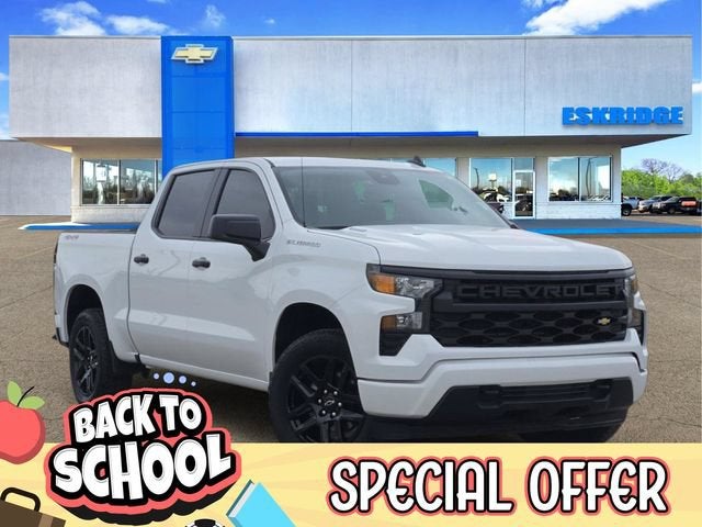 Summit White 2026 Chevrolet Silverado 1500 Pickup Truck Four-Wheel Drive Automatic